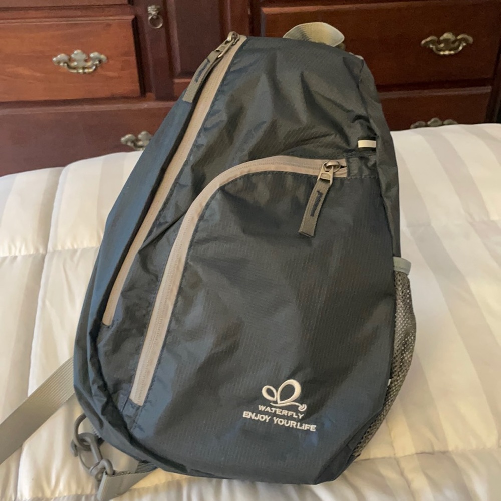 Sling blue waterproof bag